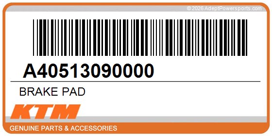 KTM A40513090000 Brake Pad