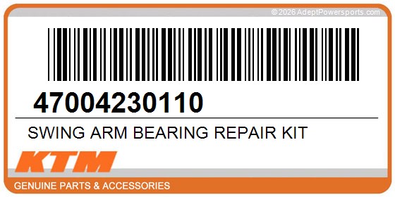 KTM 47004230110 Swing Arm Bearing Repair Kit