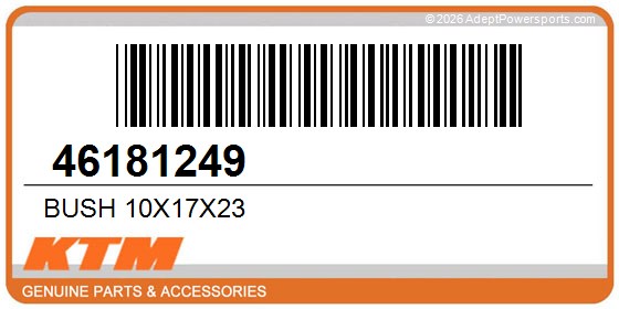 KTM 46181249 Bush 10X17x23