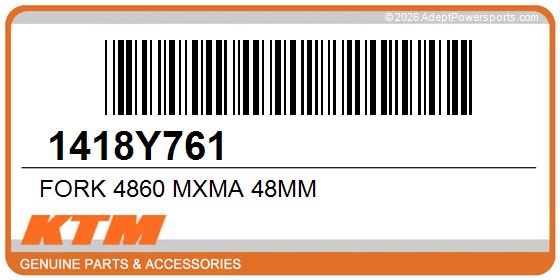 KTM 1418Y761 Fork 4860 Mxma 48Mm