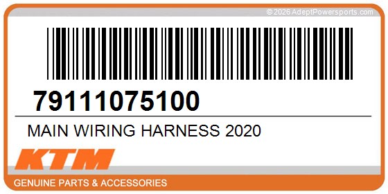 KTM 79111075100 Main Wiring Harness 2020