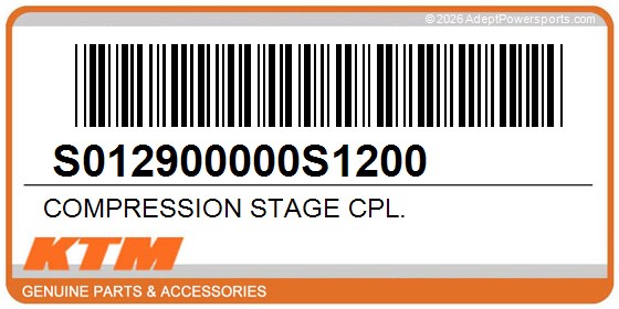 KTM S012900000S1200 Compression Stage Cpl.