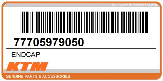 KTM 77705979050 Endcap