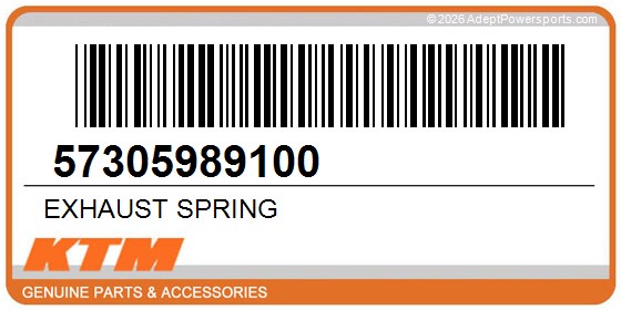 KTM 57305989100 Exhaust Spring