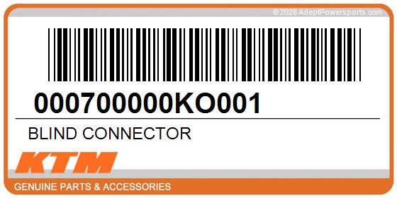 KTM 000700000KO001 Blind Connector