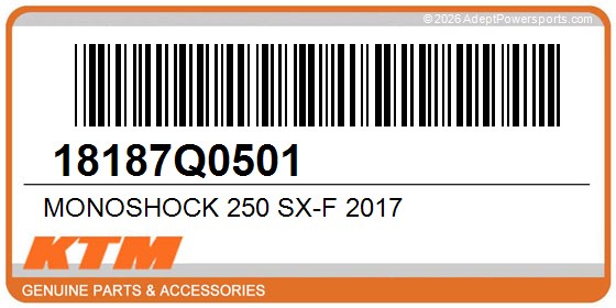 KTM 18187Q0501 Monoshock 250 Sx-F 2017