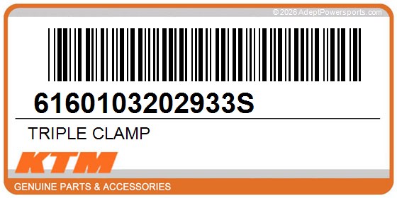 KTM 6160103202933S Triple Clamp