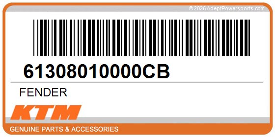 KTM 61308010000CB Fender