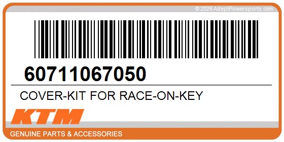 KTM 60711067050 Cover-Kit For Race-On-Key