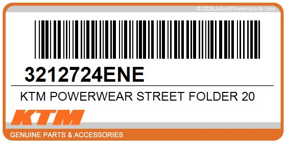 KTM 3212724ENE Ktm Powerwear Street Folder 20