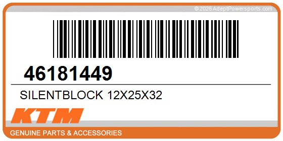 KTM 46181449 Silentblock 12X25x32