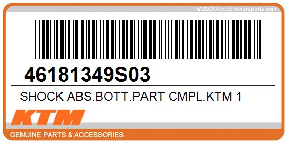 KTM 46181349S03 Shock Abs.Bott.Part Cmpl.Ktm 1