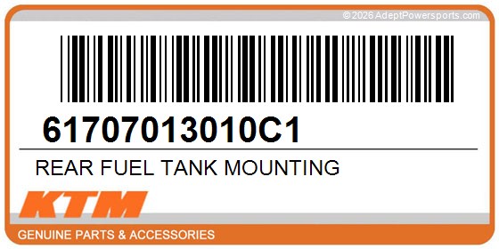 KTM 61707013010C1 Rear Fuel Tank Mounting