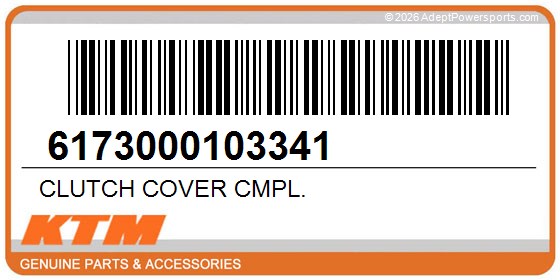 KTM 6173000103341 Clutch Cover Cmpl.