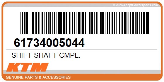 KTM 61734005044 Shift Shaft Cmpl.