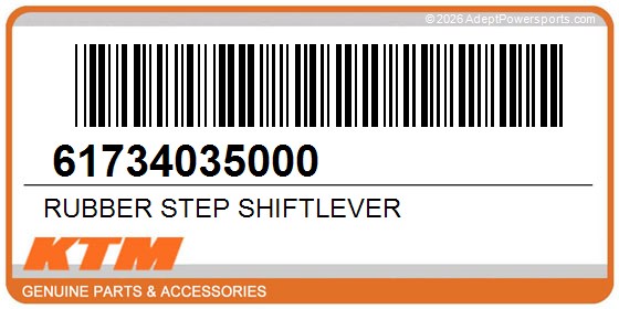 KTM 61734035000 Rubber Step Shiftlever