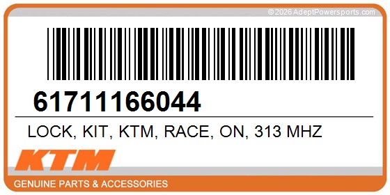 KTM 61711166044 Lock, Kit, Ktm, Race, On, 313 Mhz