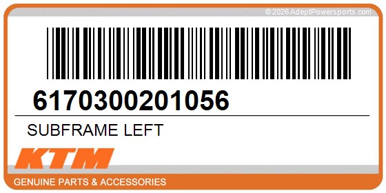 KTM 6170300201056 Subframe Left
