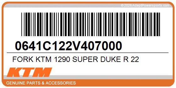 KTM 0641C122V407000 Fork Ktm 1290 Super Duke R 22