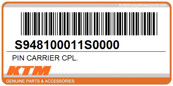 KTM S948100011S0000 Pin Carrier Cpl.