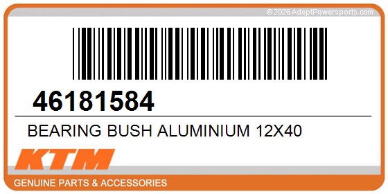 KTM 46181584 Bearing Bush Aluminium 12X40