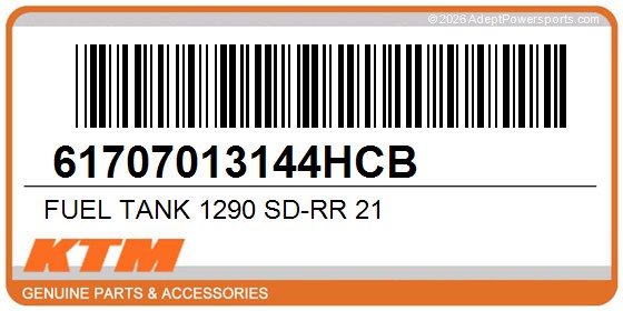 KTM 61707013144HCB Fuel Tank 1290 Sd-Rr 21