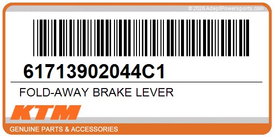 KTM 61713902044C1 Fold-Away Brake Lever