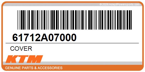 KTM 61712A07000 Cover