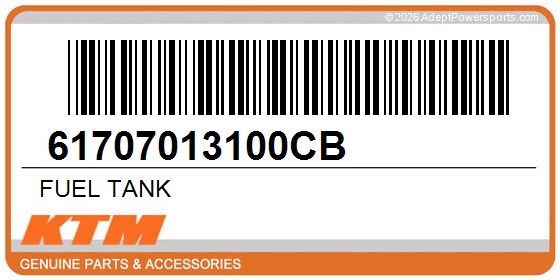 KTM 61707013100CB Fuel Tank