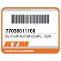 KTM 77038011100 Oil Pump Rotor Compl. 15Mm