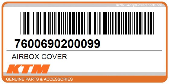 KTM 7600690200099 Airbox Cover