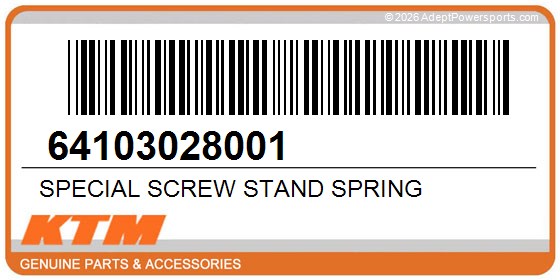 KTM 64103028001 Special Screw Stand Spring