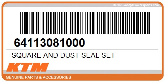 KTM 64113081000 Square And Dust Seal Set