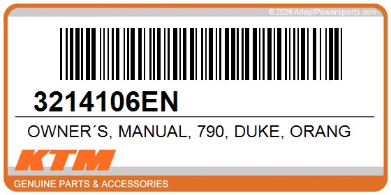 KTM 3214106EN Owner´S, Manual, 790, Duke, Orang