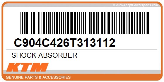 KTM C904C426T313112 Shock Absorber