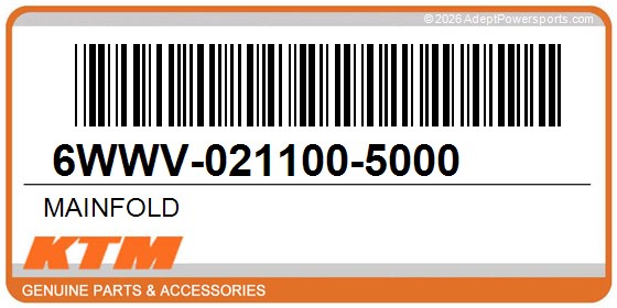 KTM 6WWV-021100-5000 Mainfold