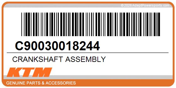 KTM C90030018244 Crankshaft Assembly