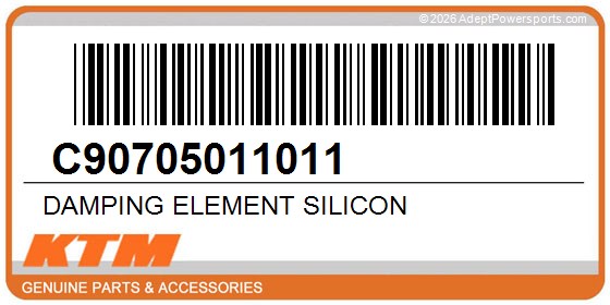 KTM C90705011011 Damping Element Silicon