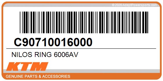 KTM C90710016000 Nilos Ring 6006Av