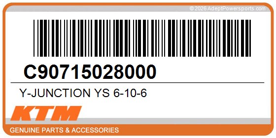KTM C90715028000 Y-Junction Ys 6-10-6