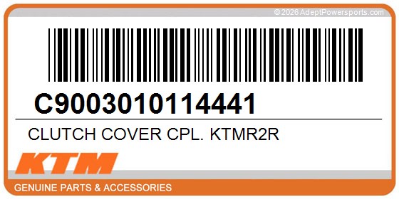 KTM C9003010114441 Clutch Cover Cpl. Ktmr2r