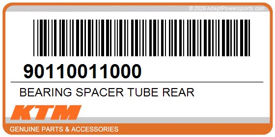 KTM 90110011000 Bearing Spacer Tube Rear