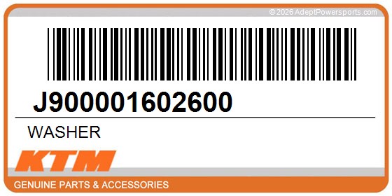 KTM J900001602600 Washer