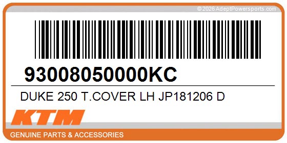 KTM 93008050000KC Duke 250 T.Cover Lh Jp181206 D