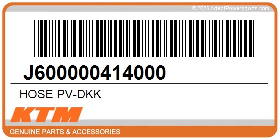 KTM J600000414000 Hose Pv-Dkk