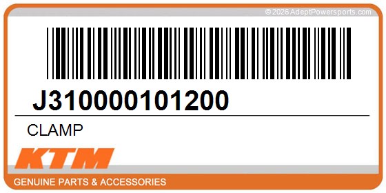 KTM J310000101200 Clamp