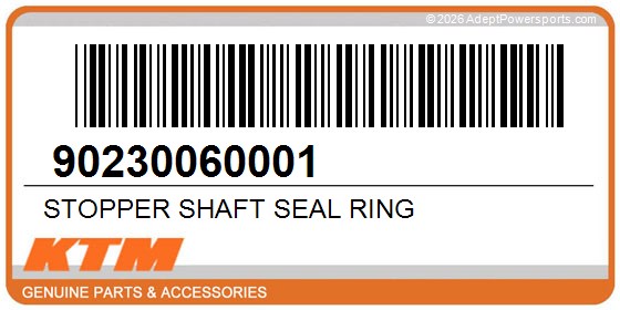 KTM 90230060001 Stopper Shaft Seal Ring