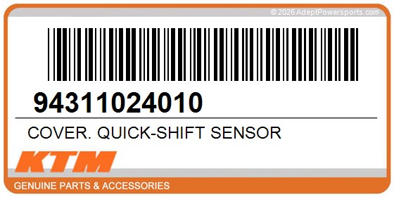 KTM 94311024010 Cover. Quick-Shift Sensor