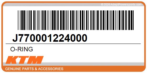 KTM J770001224000 O-Ring