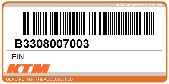 KTM B3308007003 Pin